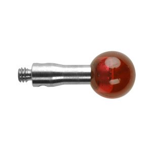 Kulka rubinowa M2, trzon ze stali nierdzewnej, śr. 6 mm, dł. 10 mm, efektywna długość robocza 10 mm