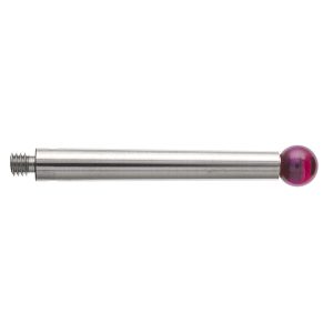 Kulka rubinowa M3, trzon ze stali nierdzewnej, śr. 5 mm, dł. 31,1 mm, efektywna długość robocza 31,1 mm