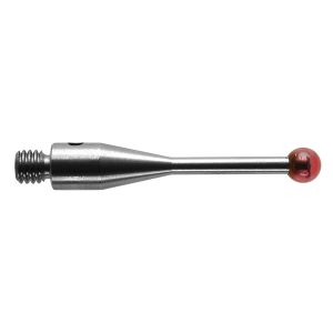 Kulka rubinowa M3, trzon ze stali nierdzewnej, śr. 3 mm, dł. 21 mm, efektywna długość robocza 14,7 mm