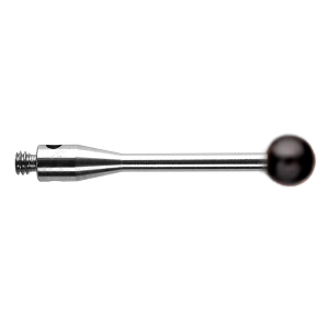 Kulka pomiarowa z azotku krzemu M2, trzon ze stali nierdzewnej, śr. 4 mm, dł. 20 mm, efektywna długość robocza 20 mm