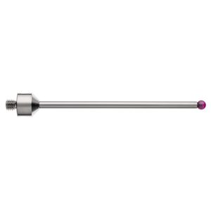 Kulka rubinowa M5, trzon z węglika wolframu, śr. 4 mm, dł. 75 mm, efektywna długość robocza 66 mm