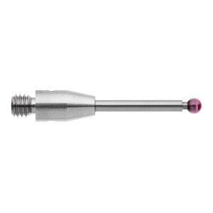 Kulka rubinowa M3, trzon z węglika wolframu, śr. 2 mm, dł. 20 mm, efektywna długość robocza 12,5 mm