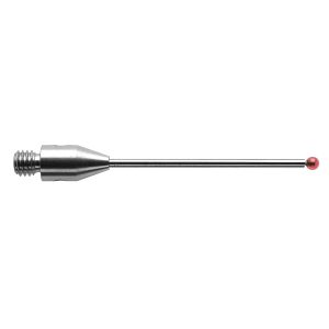 Kulka rubinowa M3, trzon z węglika wolframu, śr. 1,5 mm, dł. 30 mm, efektywna długość robocza 22,5 mm
