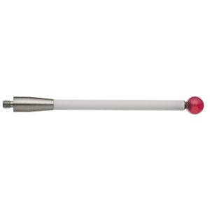 Kulka rubinowa M4, trzon ceramiczny, śr. 8 mm, dł. 75 mm, efektywna długość robocza 75 mm