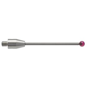 Kulka rubinowa M4, trzon z węglika wolframu, śr. 2 mm, dł. 50 mm, efektywna długość robocza 40 mm
