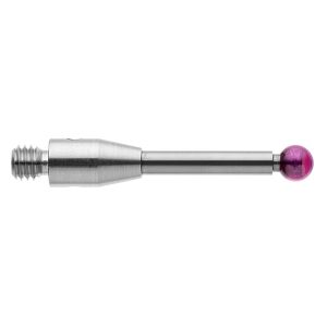Kulka rubinowa M3, trzon z węglika wolframu, śr. 3 mm, dł. 20 mm, efektywna długość robocza 14 mm
