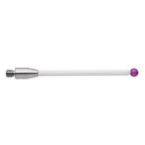 Kulka rubinowa M3, trzon ceramiczny, śr. 3 mm, dł. 40 mm, efektywna długość robocza 32,5 mm