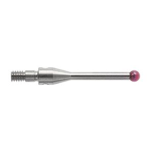 Środek trzpienia gwiazdowego z kulką rubinową M2, trzon ze stali nierdzewnej, śr. 2 mm, dł. 16,3 mm
