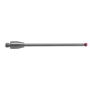 Kulka rubinowa M3, trzon z węglika wolframu, śr. 2 mm, dł. 40 mm, efektywna długość robocza 32,5 mm