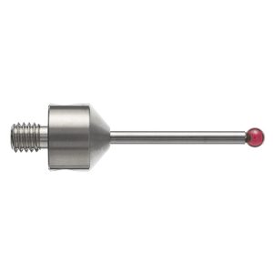 Kulka rubinowa M5, trzon z węglika wolframu, śr. 2 mm, dł. 30 mm, efektywna długość robocza 21 mm