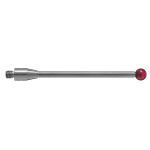Kulka rubinowa M3, trzon z węglika wolframu, śr. 4 mm, dł. 40 mm, efektywna długość robocza 36 mm