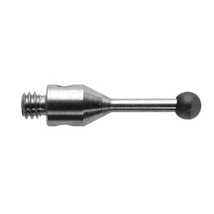 Kulka pomiarowa z azotku krzemu M2, trzon ze stali nierdzewnej, śr. 2 mm, dł. 10 mm, efektywna długość robocza 6 mm