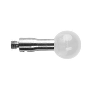 Kulka z tlenku cyrkonu M2, trzon ze stali nierdzewnej, śr. 6 mm, dł. 10 mm, efektywna długość robocza 10 mm