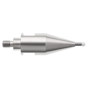 Trzpień stożkowy M6 z kulką z tlenku cyrkonu do ramion Faro, śr. 1/4 cala, dł. 43 mm, efektywna długość robocza 5,4 mm