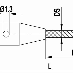 Zaciskowy trzpień pomiarowy M3 XXT, kulka z azotku krzemu, trzon z włókna węglowego, śr. 3 mm, dł. 20 mm, długość pomiarowa 11 mm, do zastosowań ZEISS