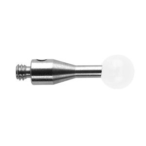 Kulka z tlenku cyrkonu M2, trzon ze stali nierdzewnej, śr. 4 mm, dł. 10 mm, efektywna długość robocza 10 mm