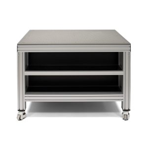 stół płyta do mocowania dla techniki pomiarowej M6, rama 900 x 1200 mm, z półkami