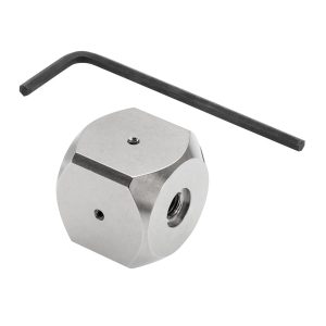 Kostka tytanowa M5 na M2, dł. 20 mm, szer. 20 mm