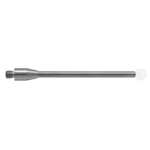Kulka z tlenku cyrkonu M3, trzon z węglika wolframu, śr. 4 mm, dł. 40 mm, efektywna długość robocza 40 mm