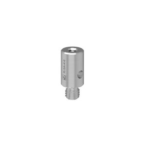 Przystawka słupka śr. 9,5 mm × 15,0 mm, ze stali nierdzewnej 303 z gwintem M6 u dołu i M4 u góry
