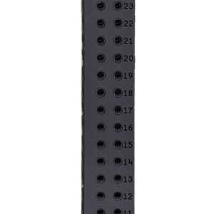 Wieżyczka 2,00 cale × 1,50 cala × 18,00 cali (4 boki, 2 rzędy) z gwintem 1/4-20