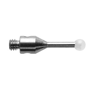 Kulka z tlenku cyrkonu M2, trzon ze stali nierdzewnej, śr. 2 mm, dł. 10 mm, efektywna długość robocza 6 mm