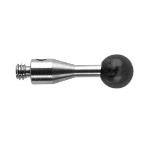 Kulka pomiarowa z azotku krzemu M2, trzon ze stali nierdzewnej, śr. 4 mm, dł. 10 mm, efektywna długość robocza 10 mm