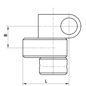Przegub tytanowy M3 XXT, 1,65 g, dł. 10 mm, do zastosowań ZEISS